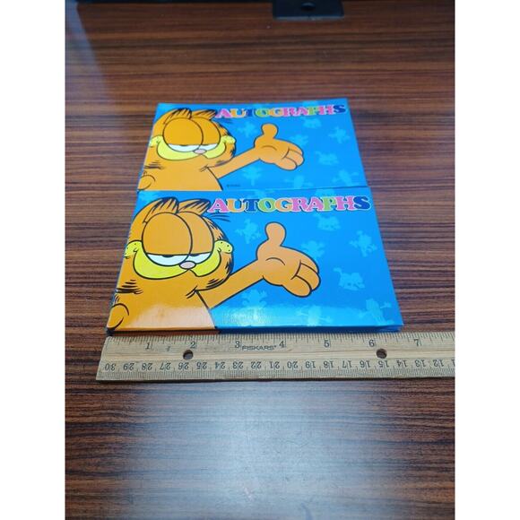 Vintage GARFIELD autograph book AUTOGRAPHS Orange Cat Signature Lot Of 2 Books - Picture 9 of 10
